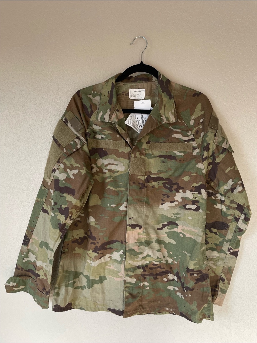 U.S. Army Camo OCPs Summers Jacket - Green/Brown Size Small Short